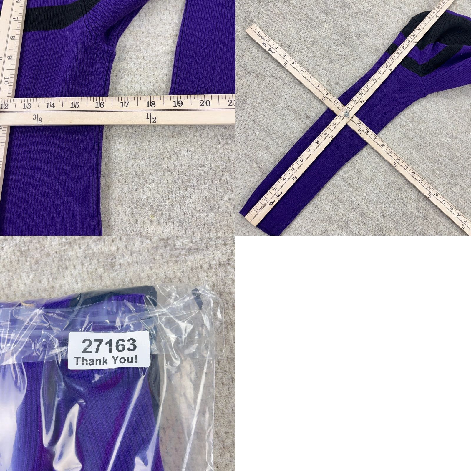 Ralph Lauren VINTAGE Lauren Ralph Lauren Cardigan Shirt Women L Purple Pockets All Seasons Lightweight 90s/Classic Mens Womens Size L / US 10 / IT 46 - 8 Thumbnail