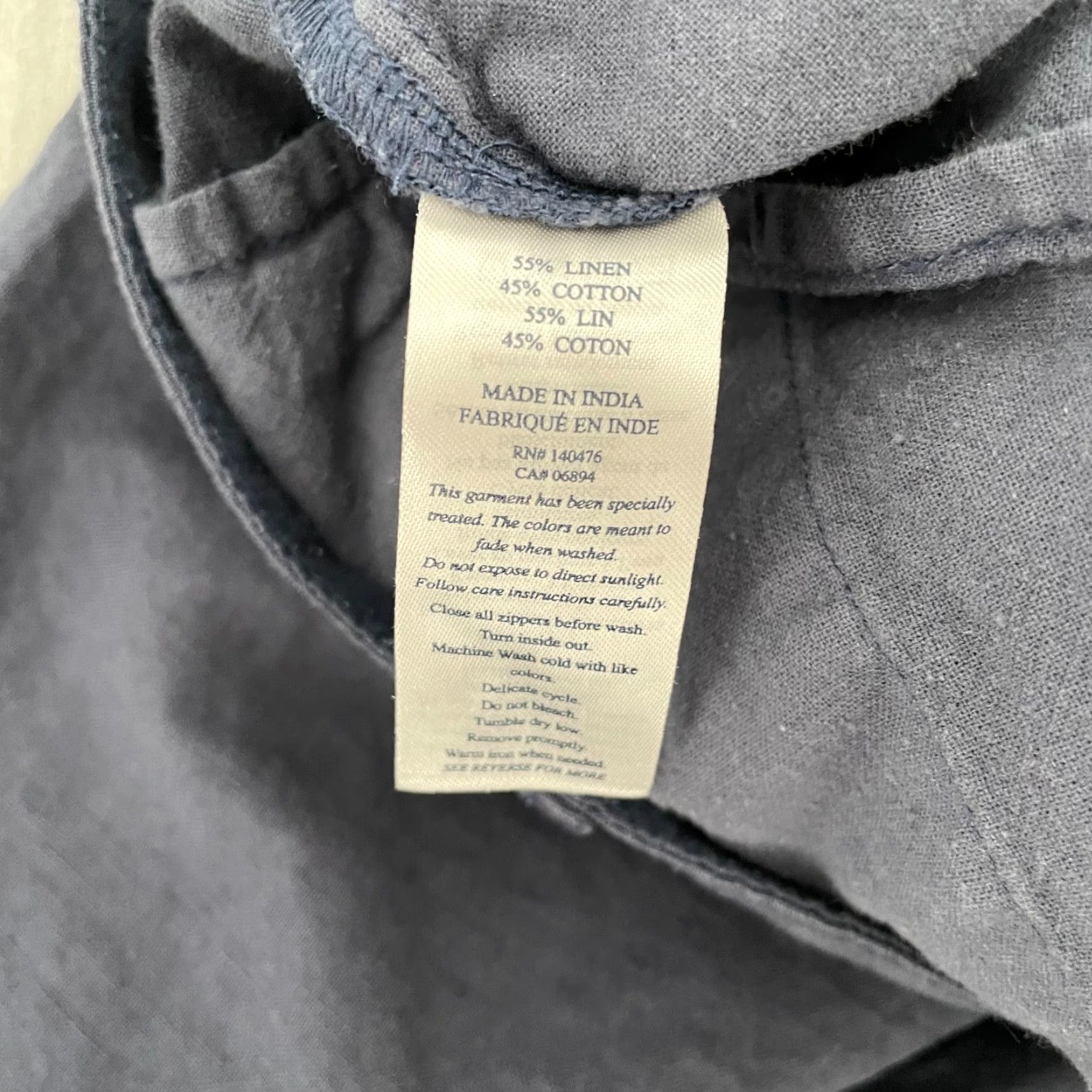 Faherty VINTAGE Faherty Shorts Men 38 Blue Linen Cotton Chino Casual Travel Beach Outdoor Size US 38 / EU 54 - 6 Thumbnail