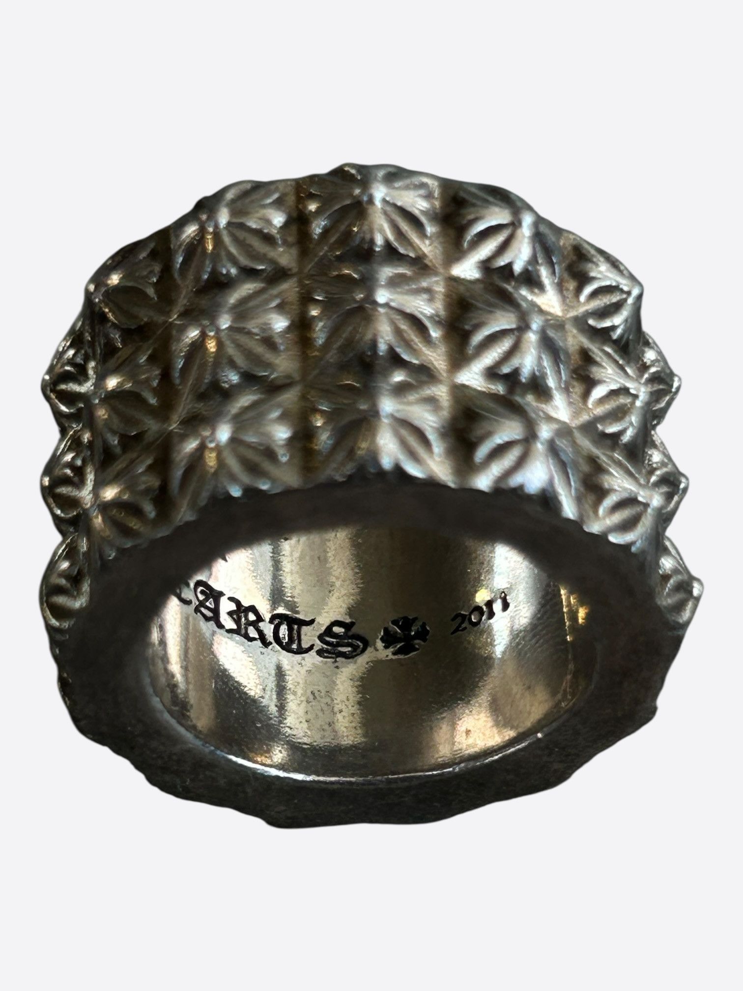 Chrome Hearts Chrome Hearts Silver Pete Punk Triple Stack Ring Size ONE SIZE - 4 Thumbnail