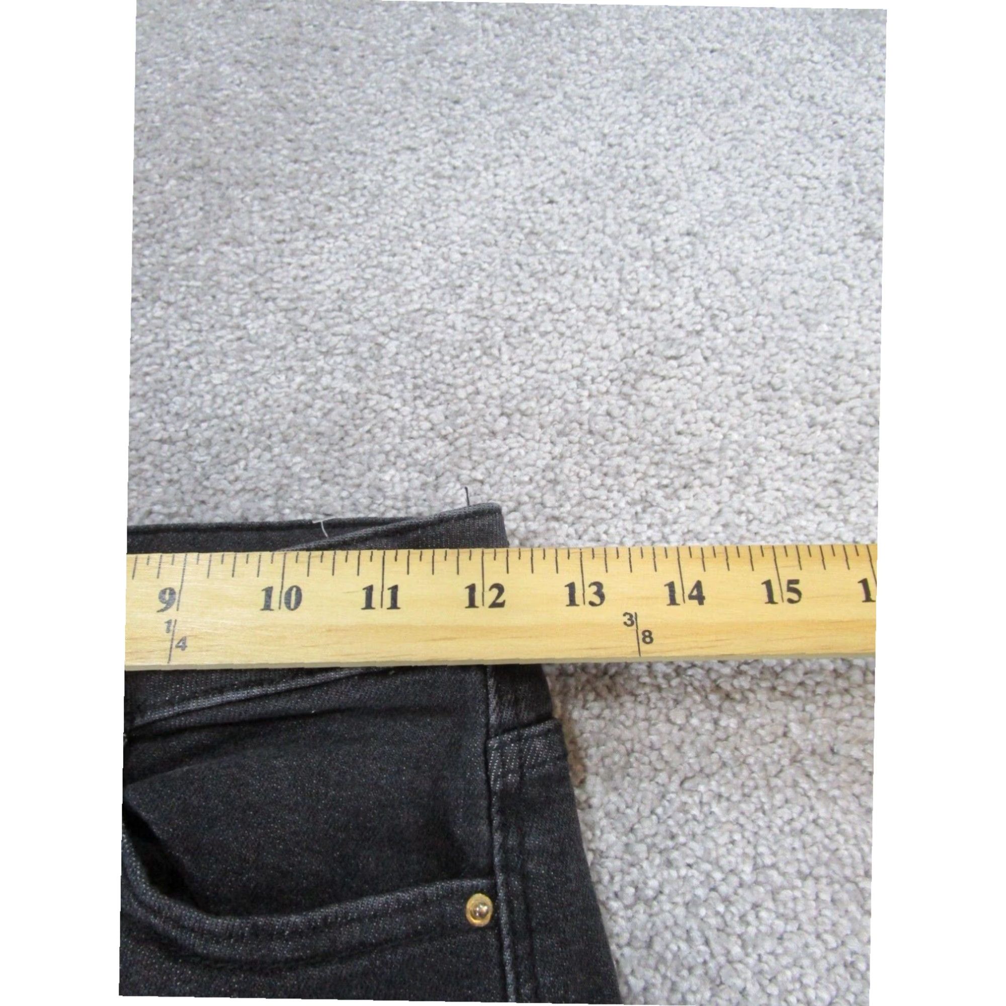 Zara Womens High Rise Black Zara Skinny Jeans 4 XL Extra Large Size 27" / US 4 / IT 40 - 7 Thumbnail