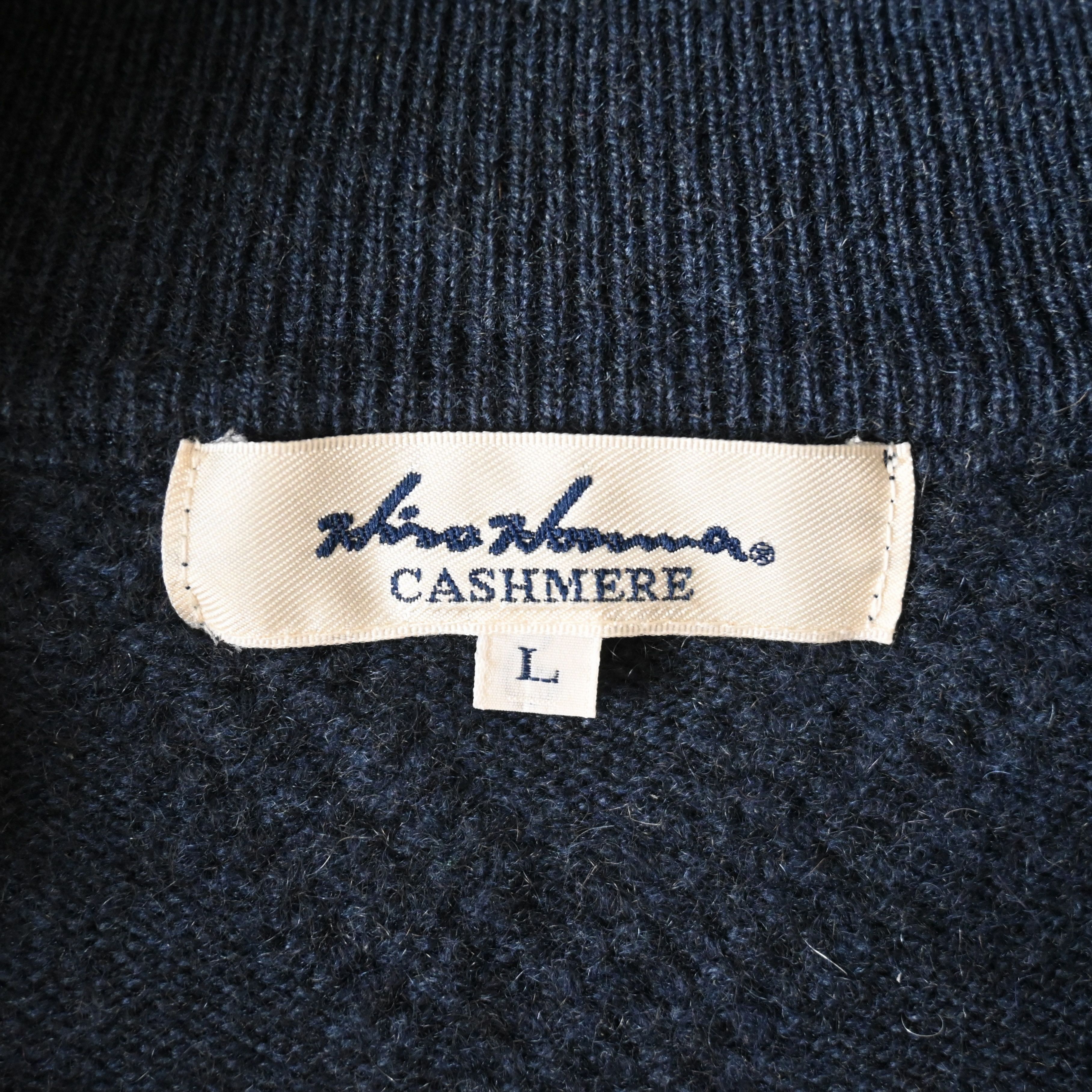 Japanese Brand 2000s Hiro Homma pure cashmere sweater, made in Japan Size US L / EU 52-54 / 3 - 13 Thumbnail