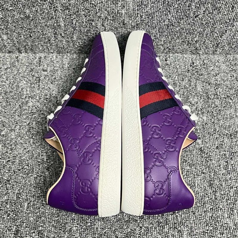 Gucci Gucci Classic Logo Leather Casual Sneakers - Size US 7.5 / EU 40-41 - 6 Thumbnail
