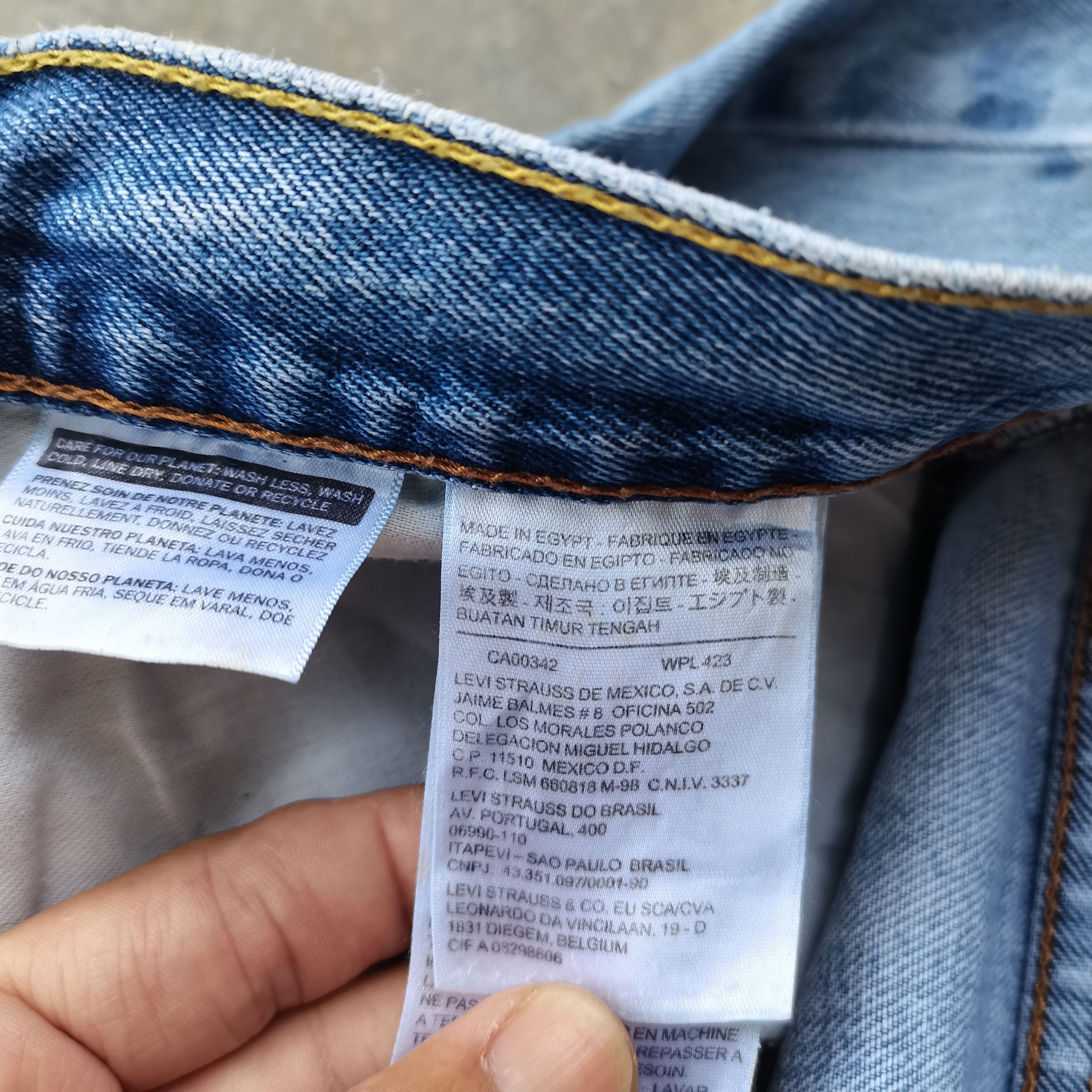 Levi's Vintage LEVI'S 505 Denim Pants Made In Egypt 36 X 30 Size US 36 / EU 52 - 11 Thumbnail