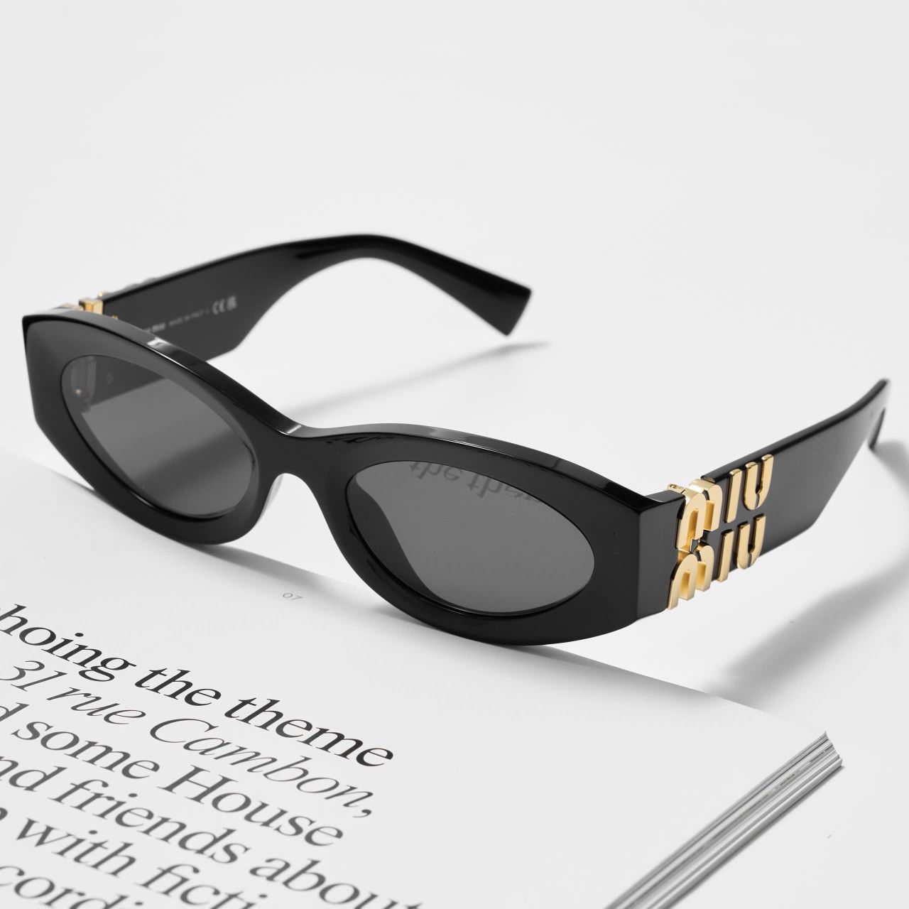 Miu Miu MIU MIU 0MU 11WS 1AB5S0 SUNGLASSES Size ONE SIZE - 2 Thumbnail
