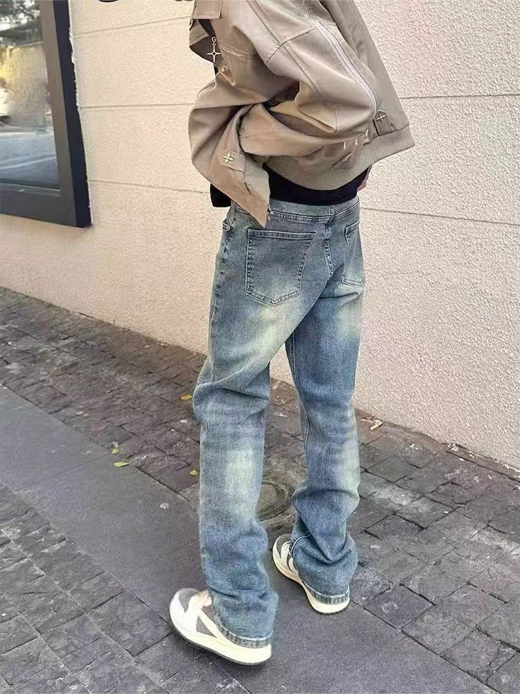 Japanese Brand × Jean Vintage Mud Dye Straight Leg Loose High Street Jeans Size US 34 / EU 50 - 2 Thumbnail