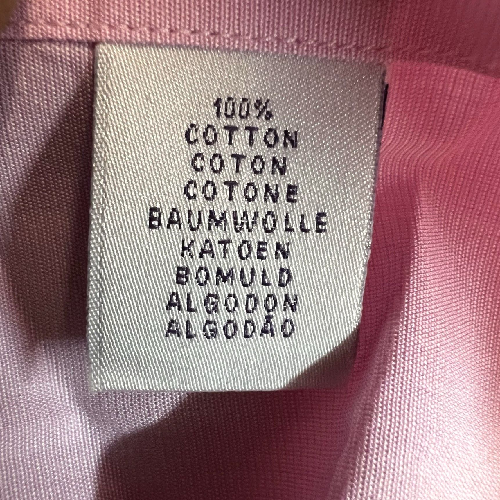 Ralph Lauren Ralph Lauren Dress Shirt Mens Size 16.5 Pink Barrel Cuff Italian Woven Regular Fit Size US L / EU 52-54 / 3 - 7 Thumbnail