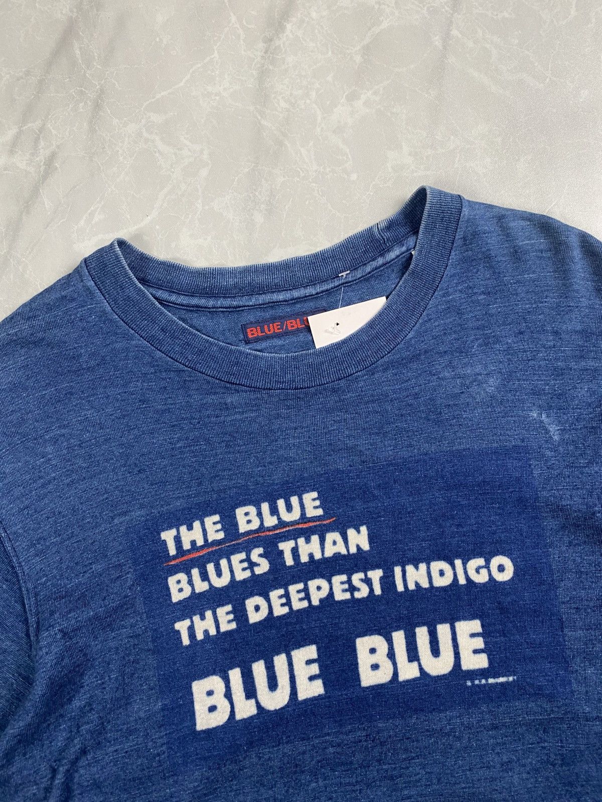 Blue Blue Japan Vintage Blue Blue Japan Denim Indigo Tee Size US M / EU 48-50 / 2 - 3 Thumbnail