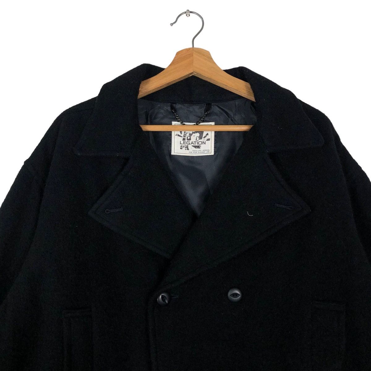 Japanese Brand 🔥Vintage Wool Bomber Jacket Legation Japan Issey Miyake Size US L / EU 52-54 / 3 - 3 Thumbnail