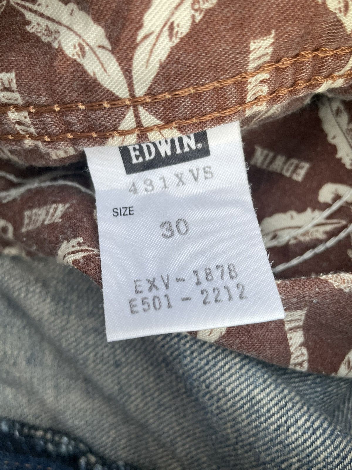 Edwin Vintage Flare Edwin XVS Denim Size US 33 - 18 Thumbnail