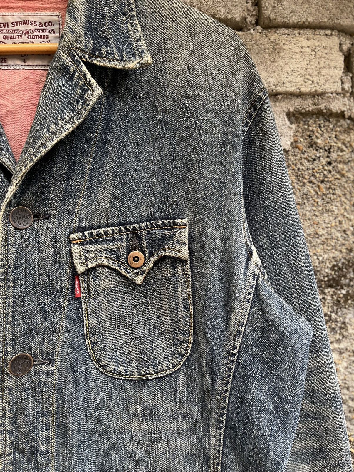 Levi's Vintage Levi’s Japan Denim Chore Sack Jacket Size US L / EU 52-54 / 3 - 6 Thumbnail