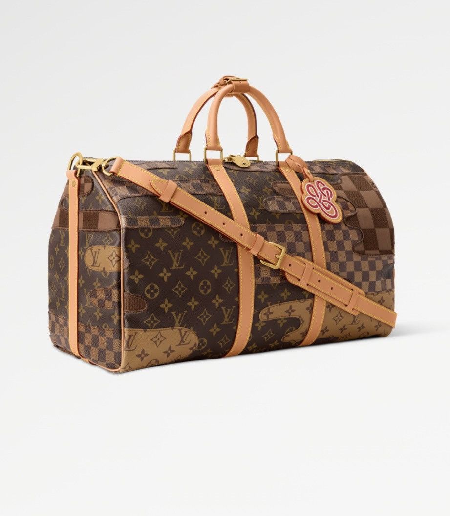 Louis Vuitton Louis Vuitton x Nigo Keepall Bandouliere 50 Canvas Size ONE SIZE - 3 Thumbnail