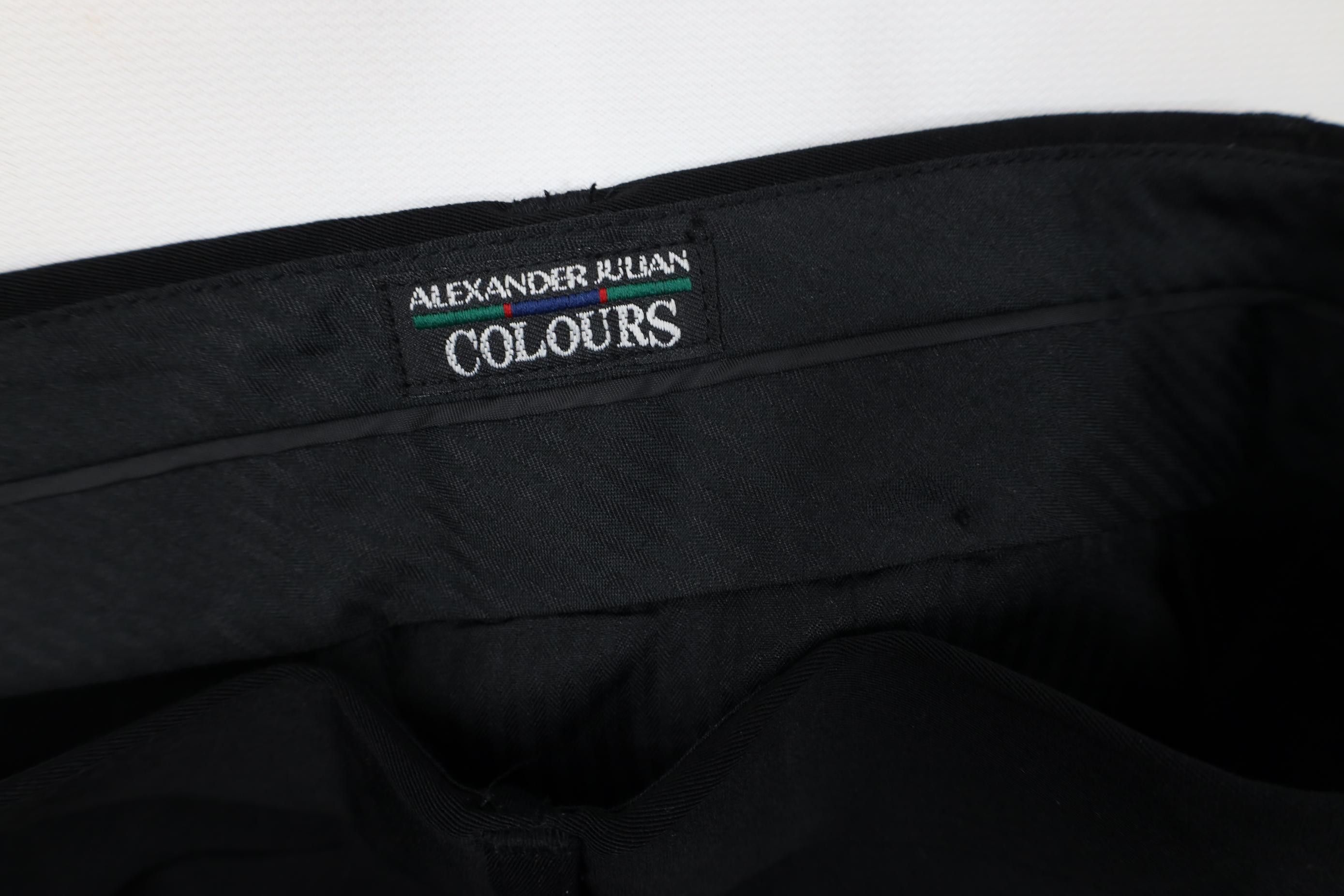 Vintage Deadstock Vintage 90s Streetwear Wide Leg Chino Pants Black Size US 34 / EU 50 - 10 Thumbnail