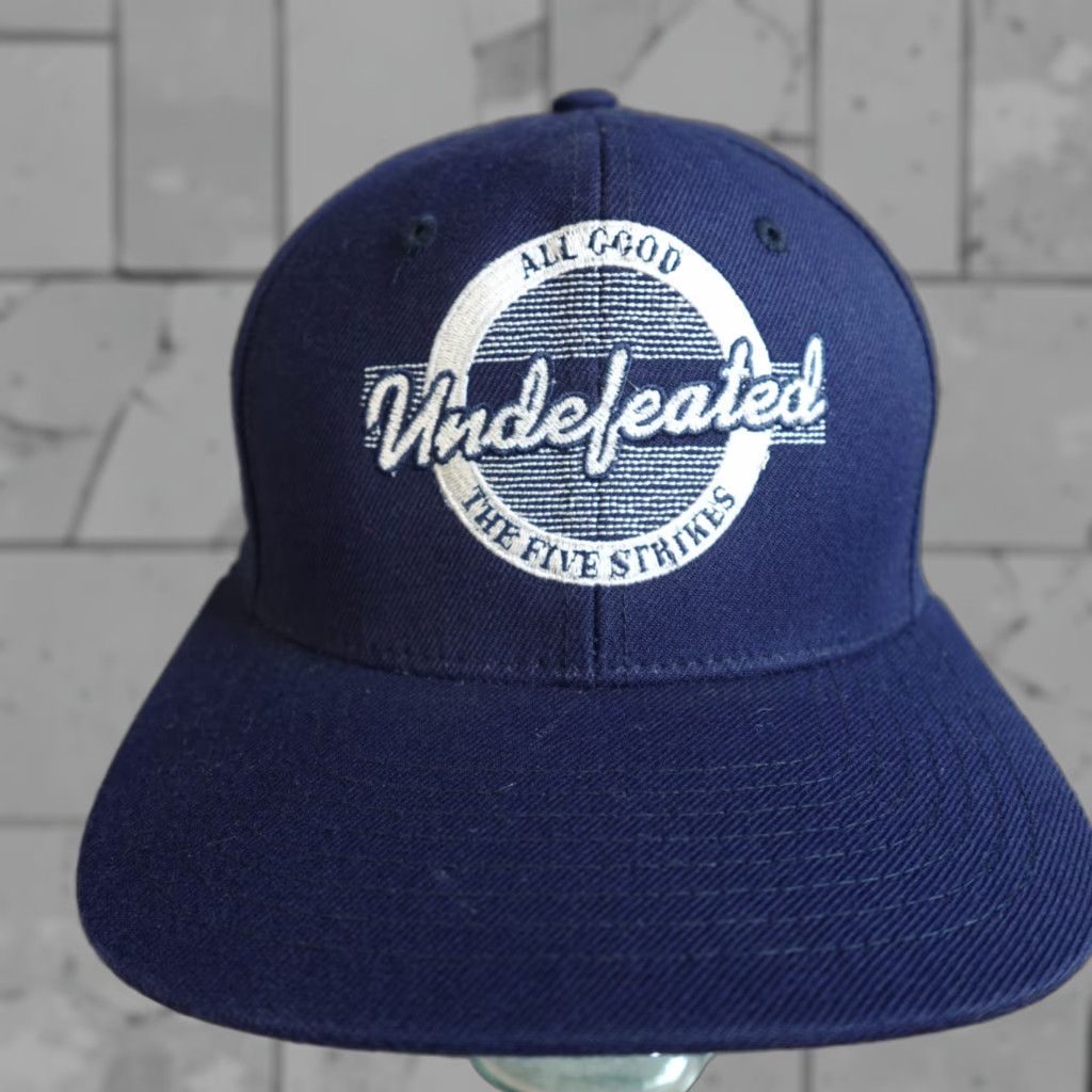 Undefeated Undefeated x Starter Hat Blue Snapback Wool Blend Embroidered Size ONE SIZE - 1 Thumbnail