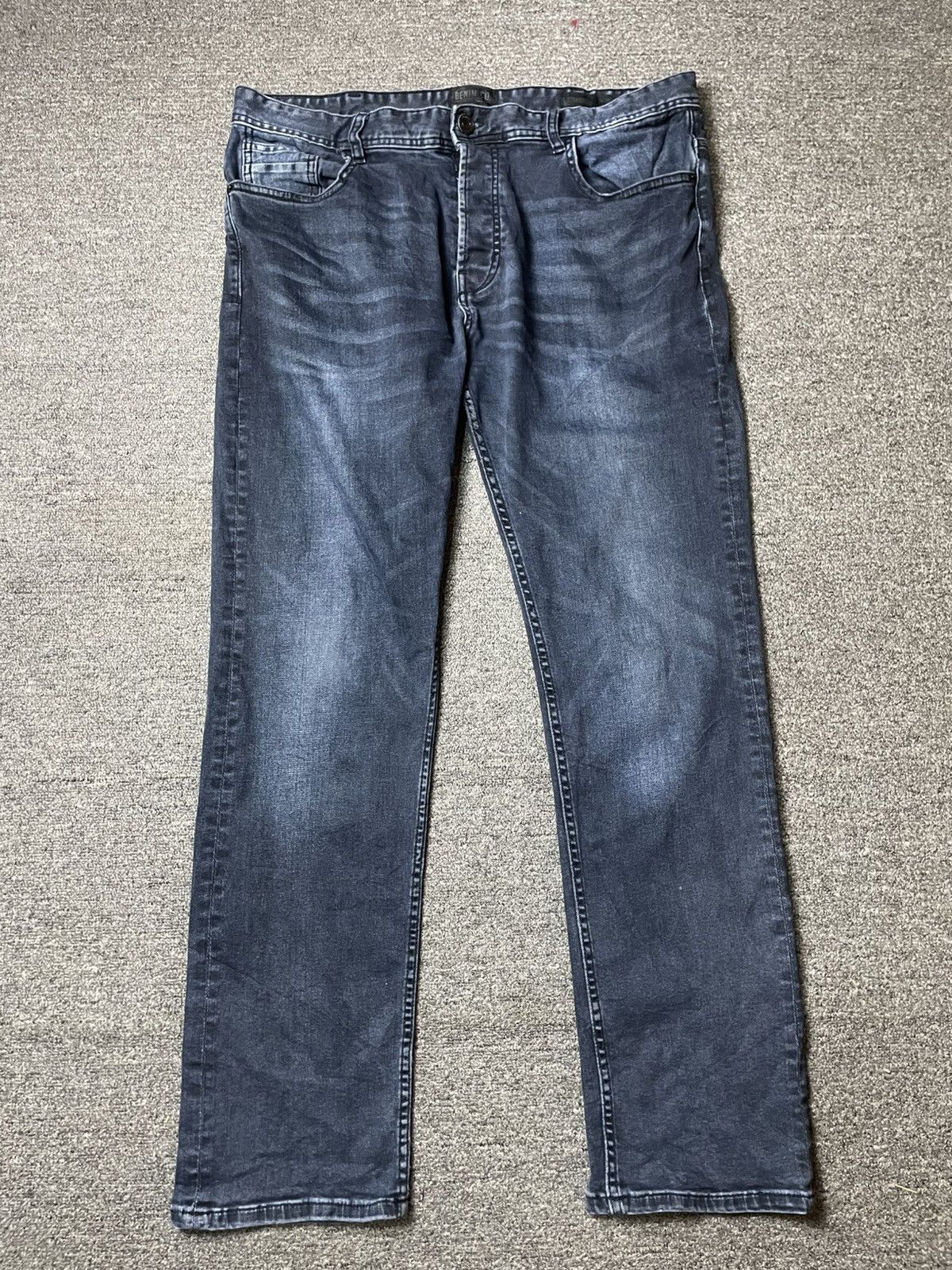 Denim & Co. × Japanese Brand × Vintage The Original Denim. Co Straight Cut Jeans (92) Size US 37 - 1 Thumbnail