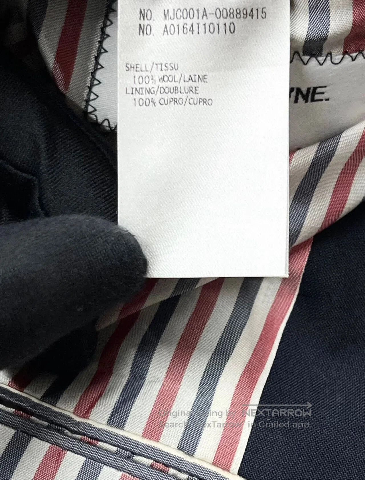 Thom Browne thom browne navy blazer with anchor gold buttons. Size US S / EU 44-46 / 1 - 4 Thumbnail
