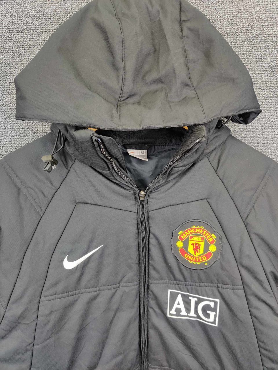 Nike Nike Manchester United AIG Puffer Hooded Jacket Size US M / EU 48-50 / 2 - 7 Thumbnail