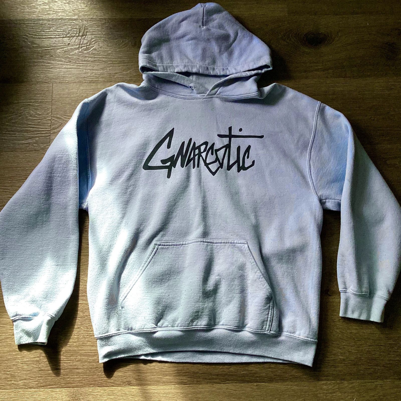 Other Gnarcotic Baby Blue Hoodie-Size Large Size US L / EU 52-54 / 3 - 1 Thumbnail