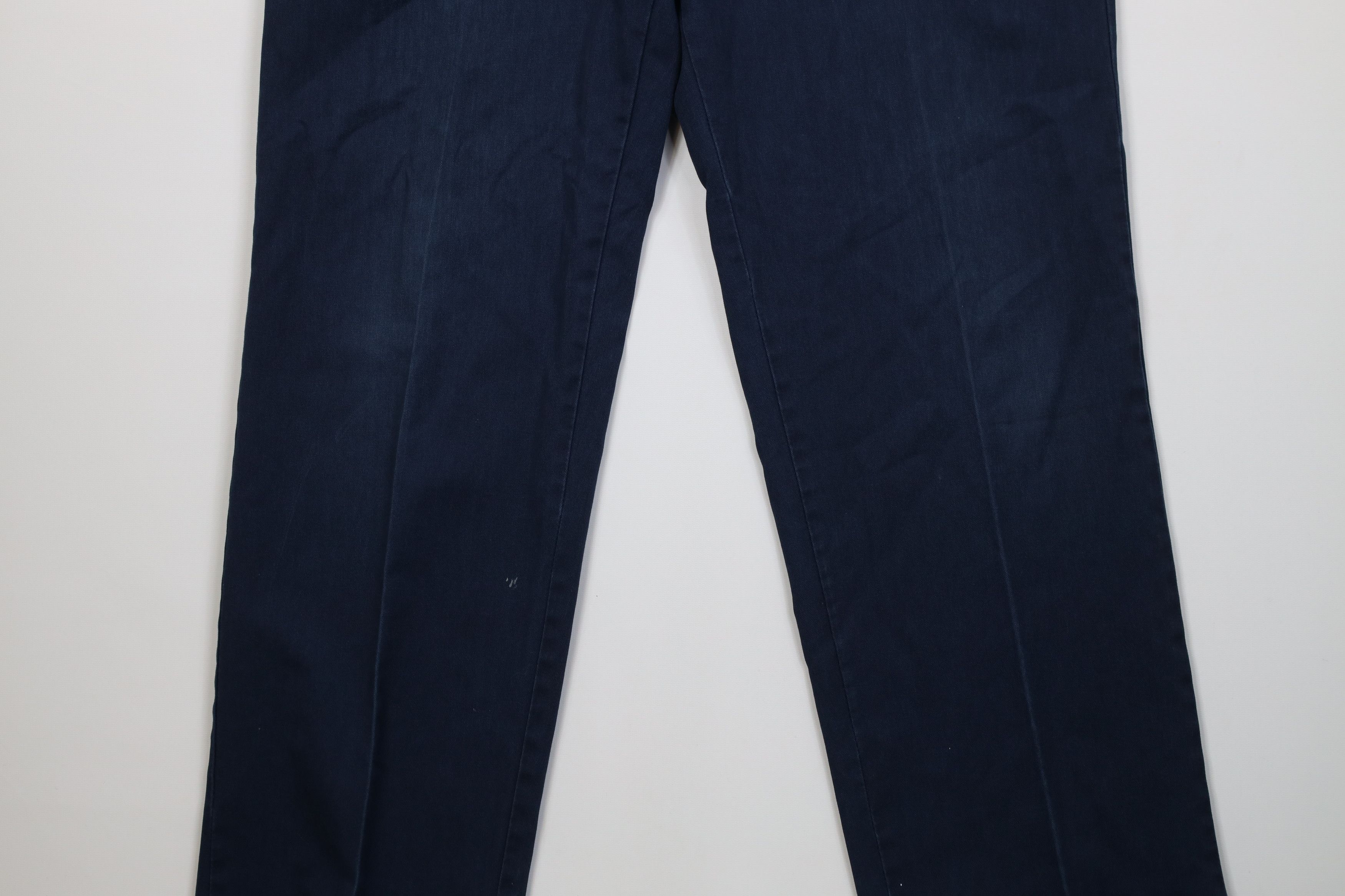 Vintage Vintage 90s Streetwear Wide Leg Pants Workwear Blue USA Size US 36 / EU 52 - 3 Thumbnail