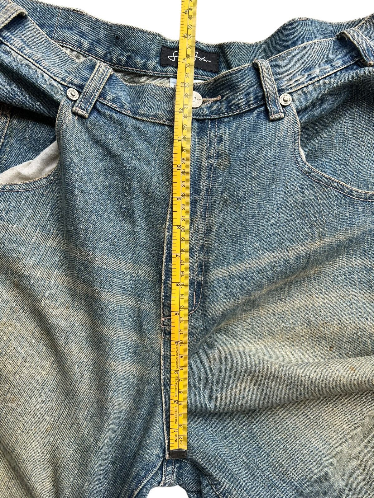 Sean John 2000s Sean John Distressed Sandwash Baggy Denim Jeans 34x31 Size US 34 / EU 50 - 12 Thumbnail