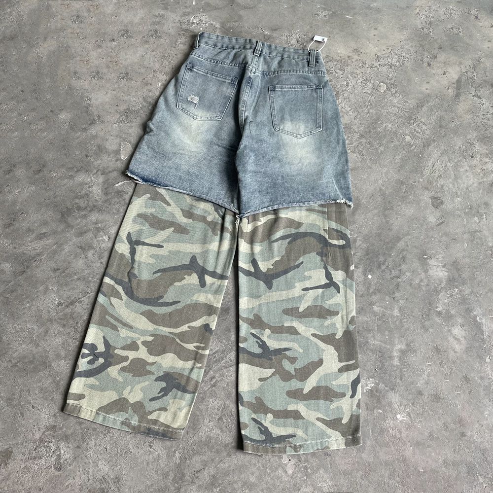 Japanese Brand Cut Up Denim With Military Jeans Size US 30 / EU 46 - 3 Thumbnail