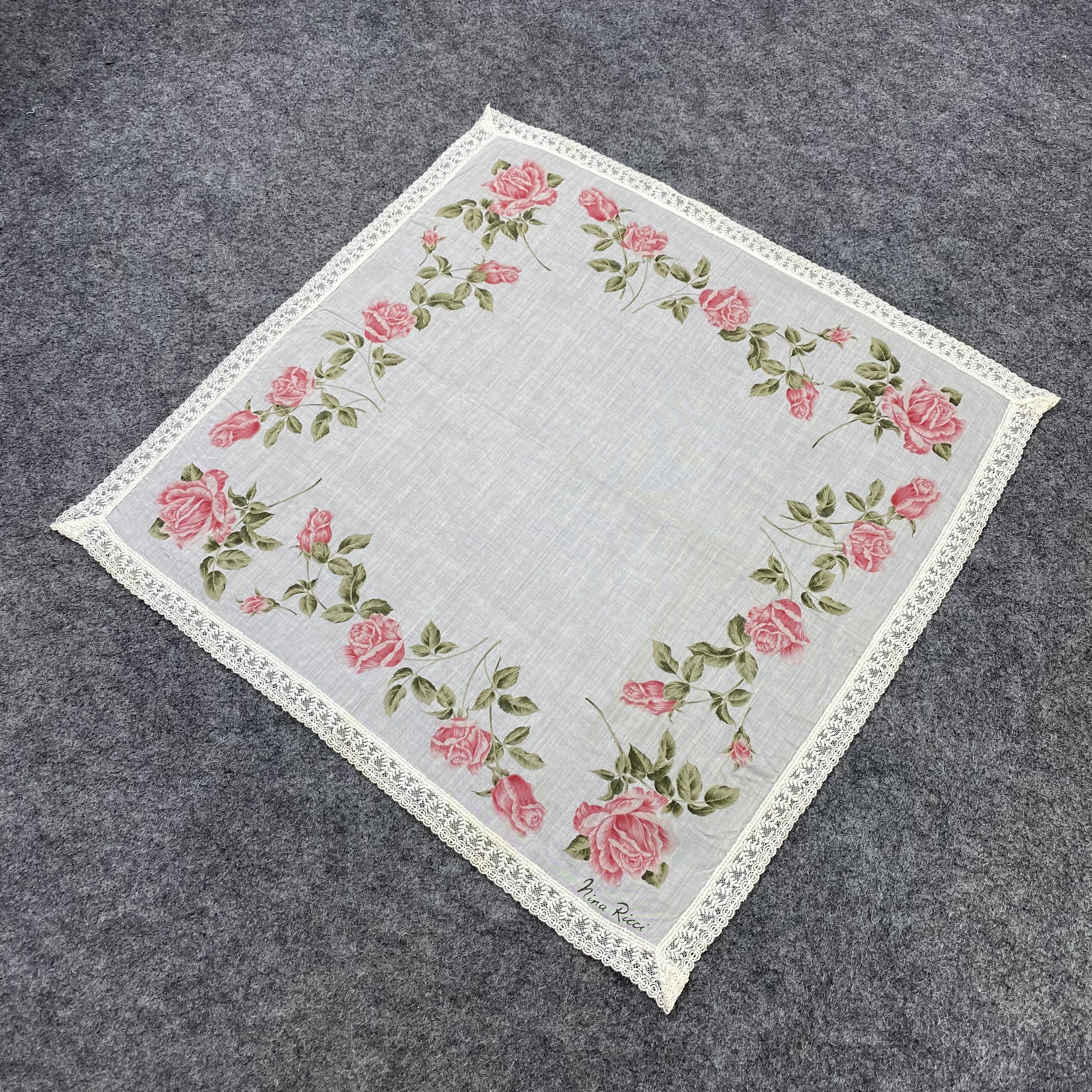 Nina Ricci Nina Ricci Handkerchief / Bandana / Neckerchief-B2373 Size ONE SIZE - 4 Thumbnail