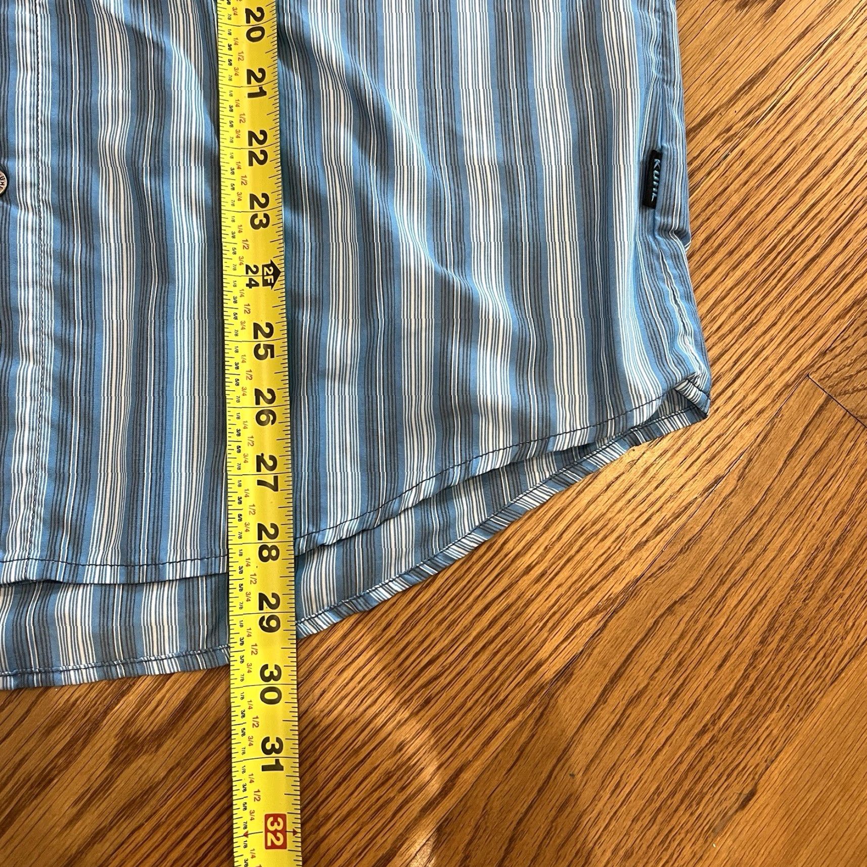 Vintage KUHL Mens Shirt Med Blue Short Sleeve Button-Down Outdoor Hiking Camping Fishing Size US M / EU 48-50 / 2 - 7 Thumbnail