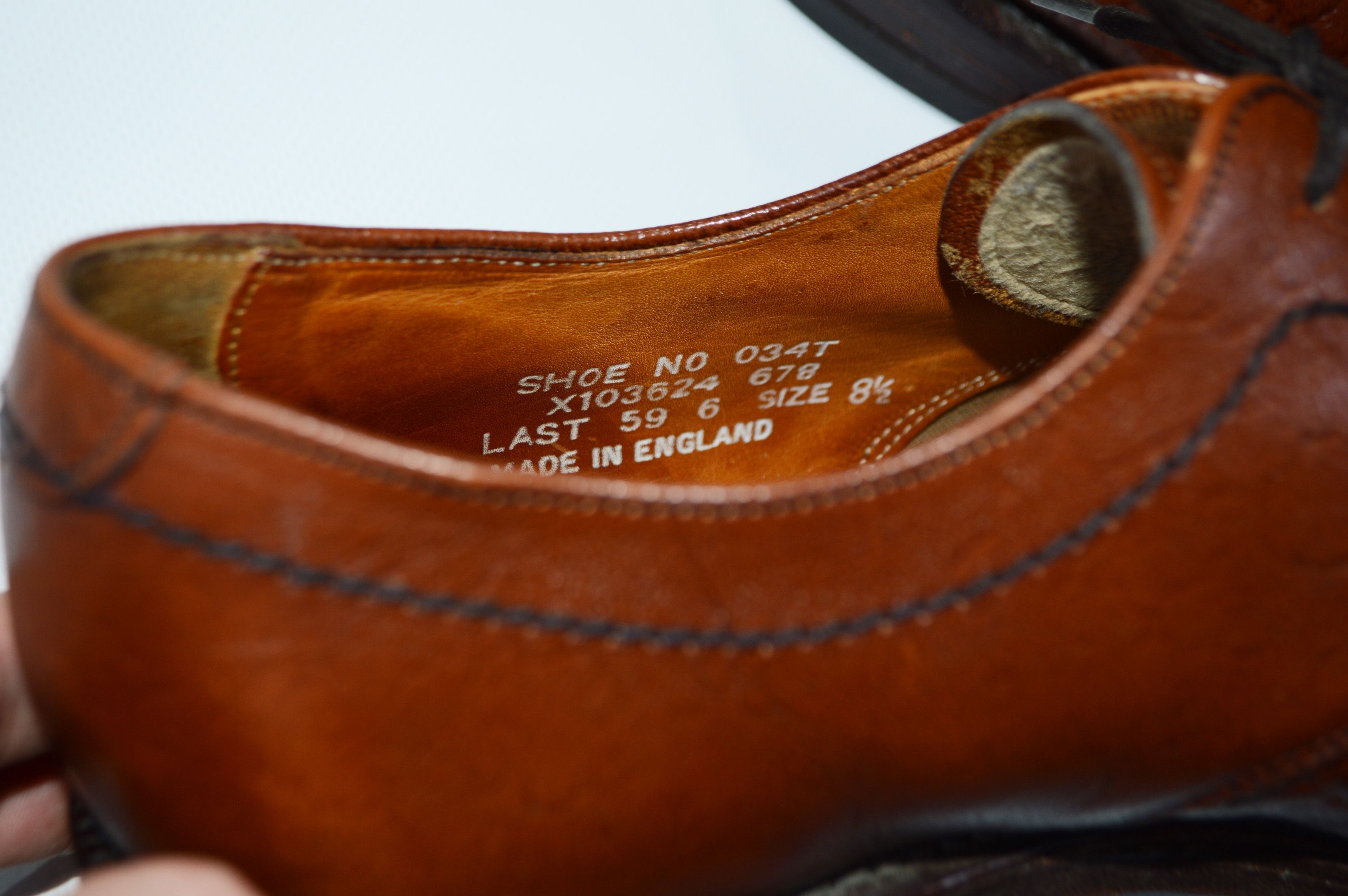 Loake LOAKE BROS 034T Brown Leather Shoes Made in England Size US 9.5 / EU 42-43 - 9 Thumbnail