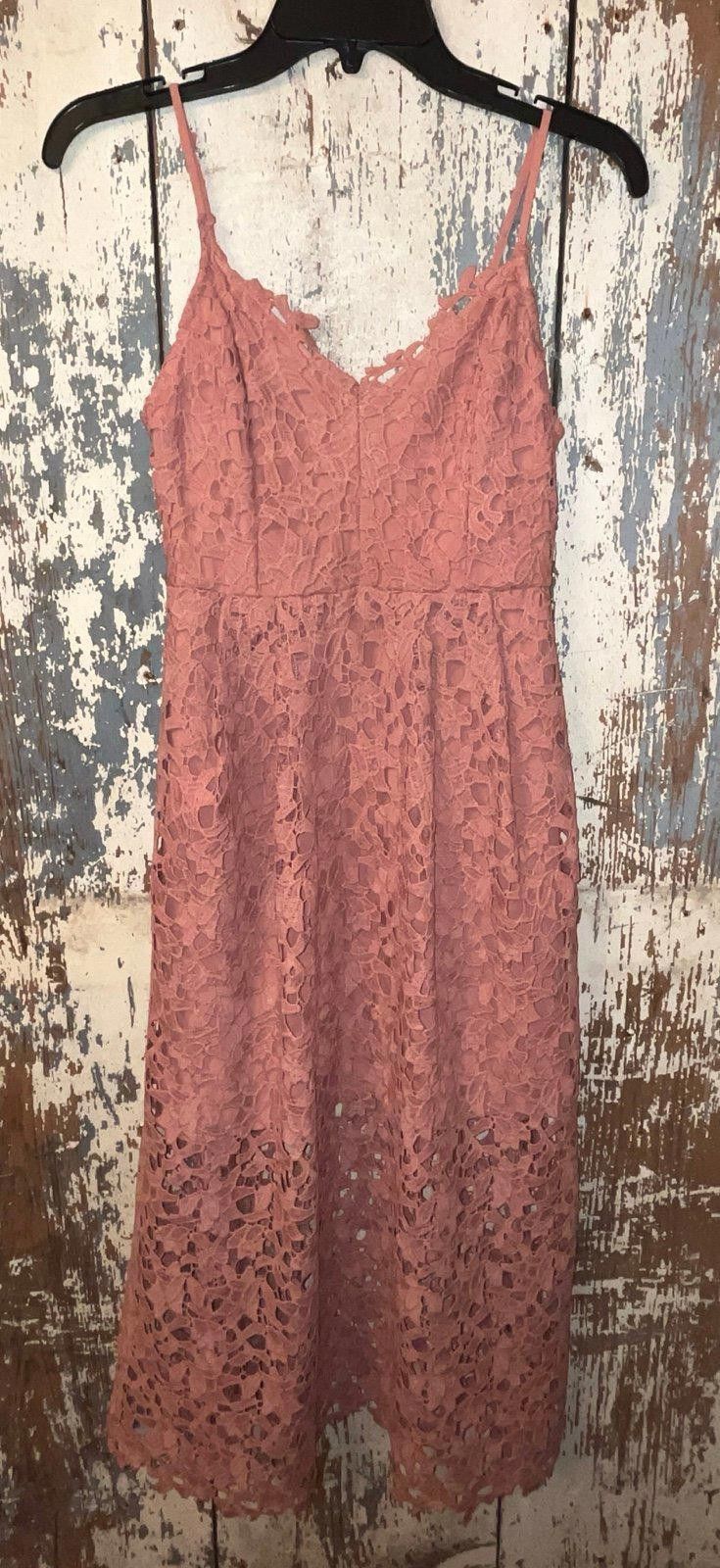 Other ASTR the Label size Small pink lace dress midi Size S / US 4 / IT 40 - 3 Thumbnail