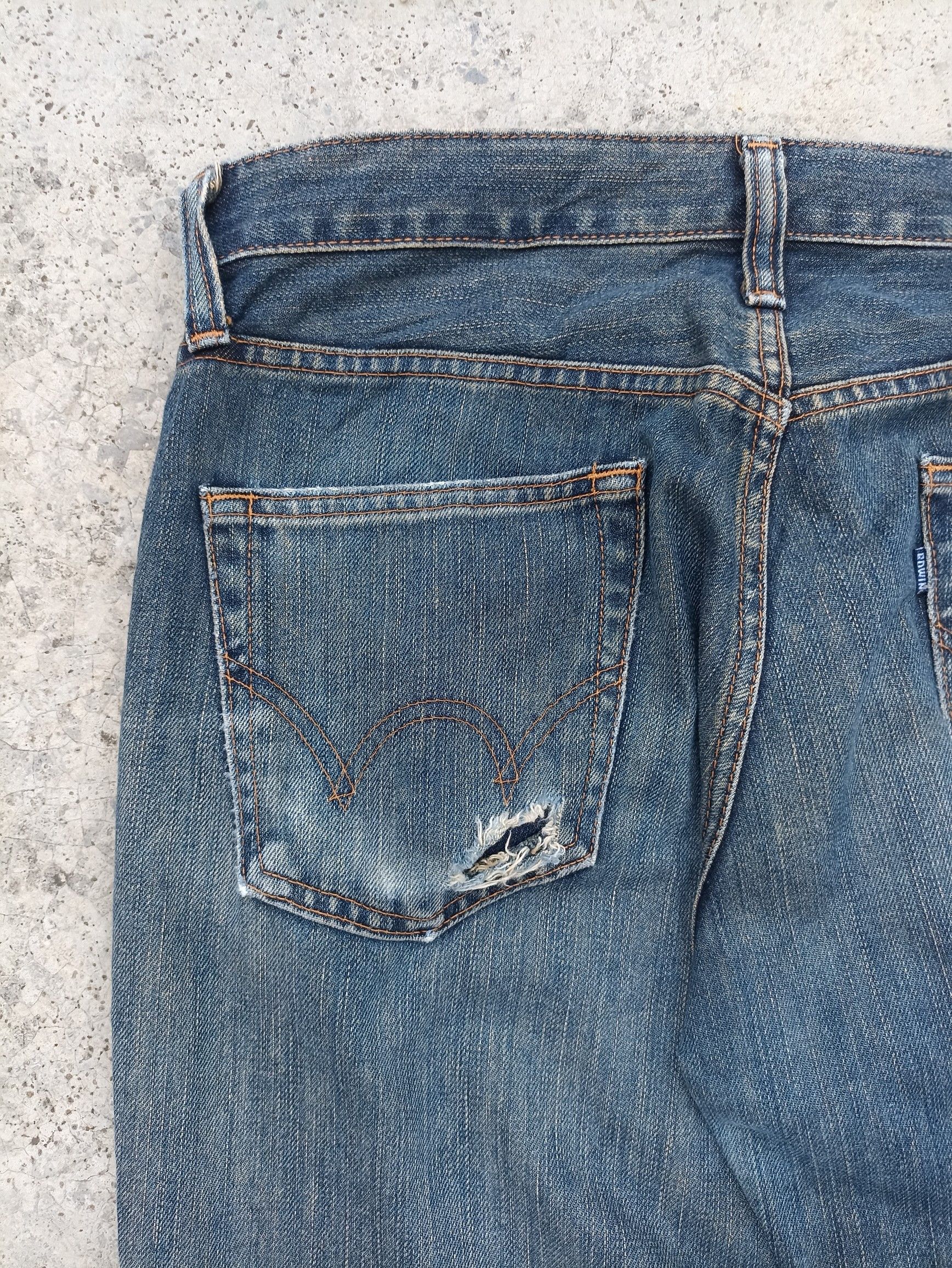 Beauty Beast Vintage Edwin Jeans distressed beauty beast Size US 34 / EU 50 - 17 Thumbnail