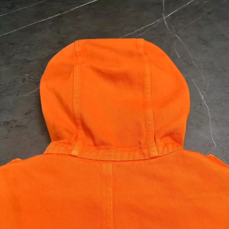 Dior Dior Orange Hooded Jacket with Zip Closure-2505 Size US L / EU 52-54 / 3 - 4 Thumbnail