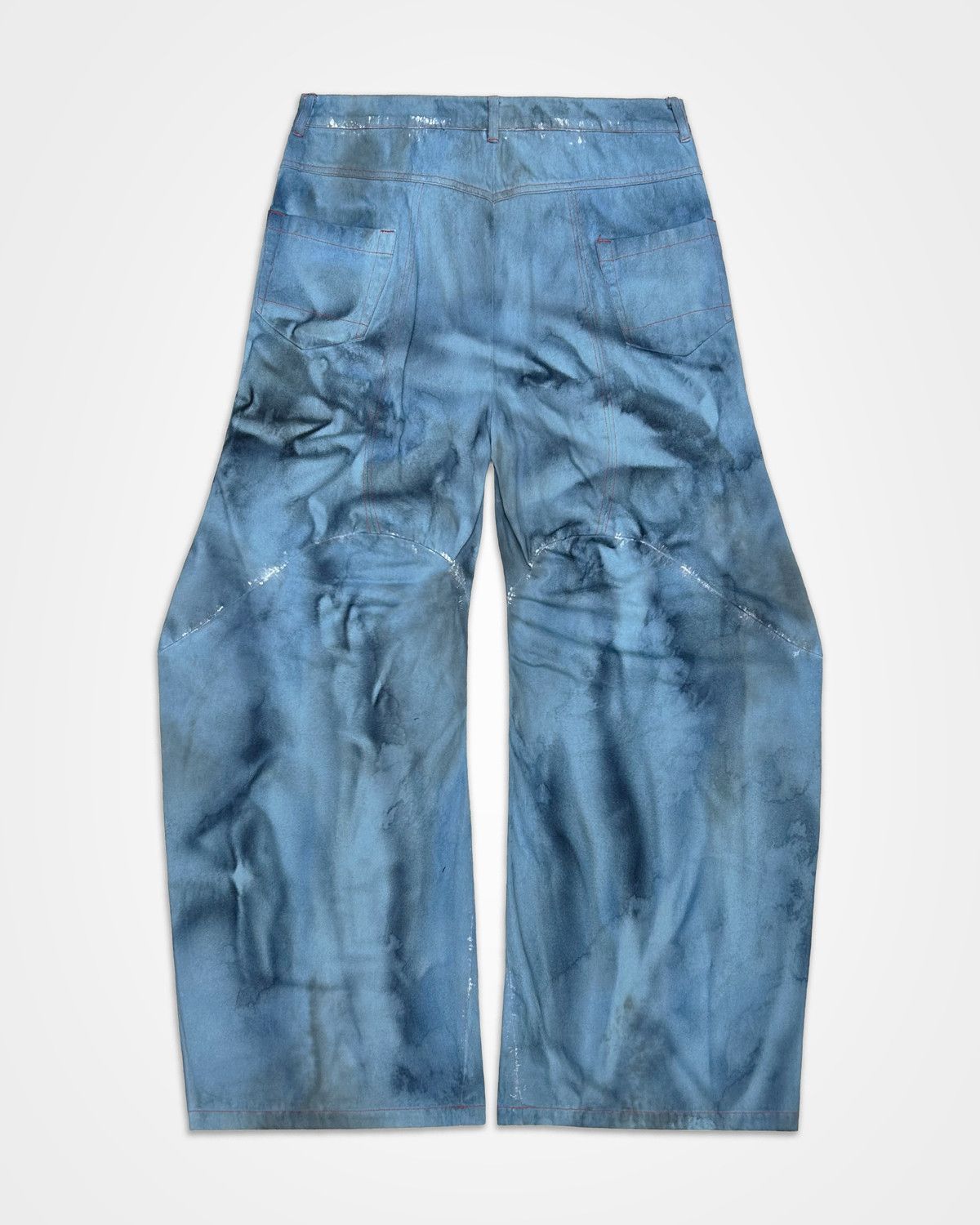 Lueder Lueder, AW24 Engineered Flare Acid Indigo Size US 32 / EU 48 - 2 Thumbnail