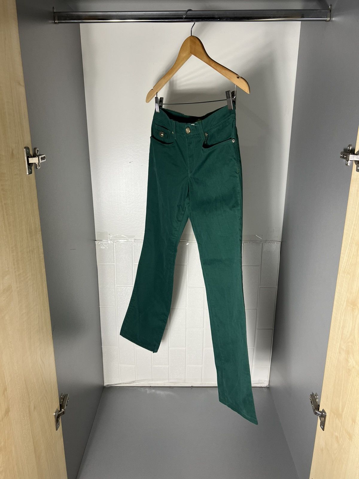 Versus Versace VINTAGE VERSACE JEANS CLASSIC ITALIAN DESIGNER DELUX CASUAL Size 27" / US 4 / IT 40 - 11 Thumbnail