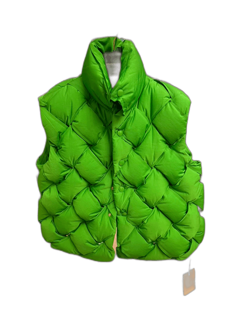 Bottega Veneta Bottega Veneta Green Puffer Vest Size L / US 10 / IT 46 - 1 Thumbnail