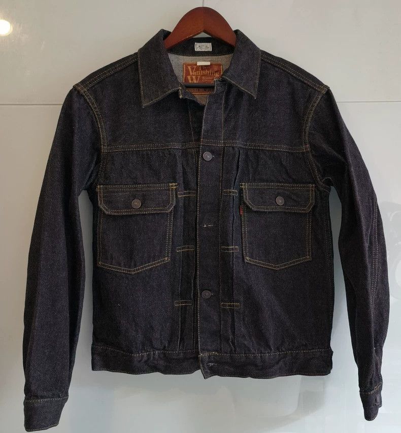 Freewheelers Freewheelers Freewheelers Red ear black dyed denim jacket Size US M / EU 48-50 / 2 - 1 Thumbnail