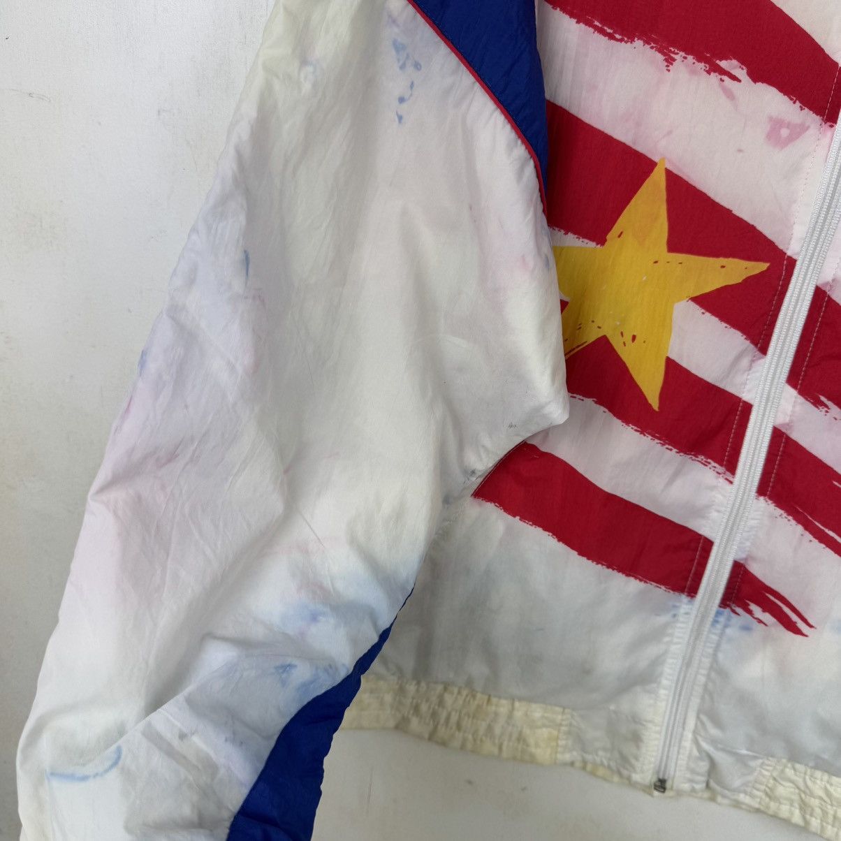 Reebok × Vintage Vintage Thrash Reebok Flag Jacket Size US M / EU 48-50 / 2 - 6 Thumbnail