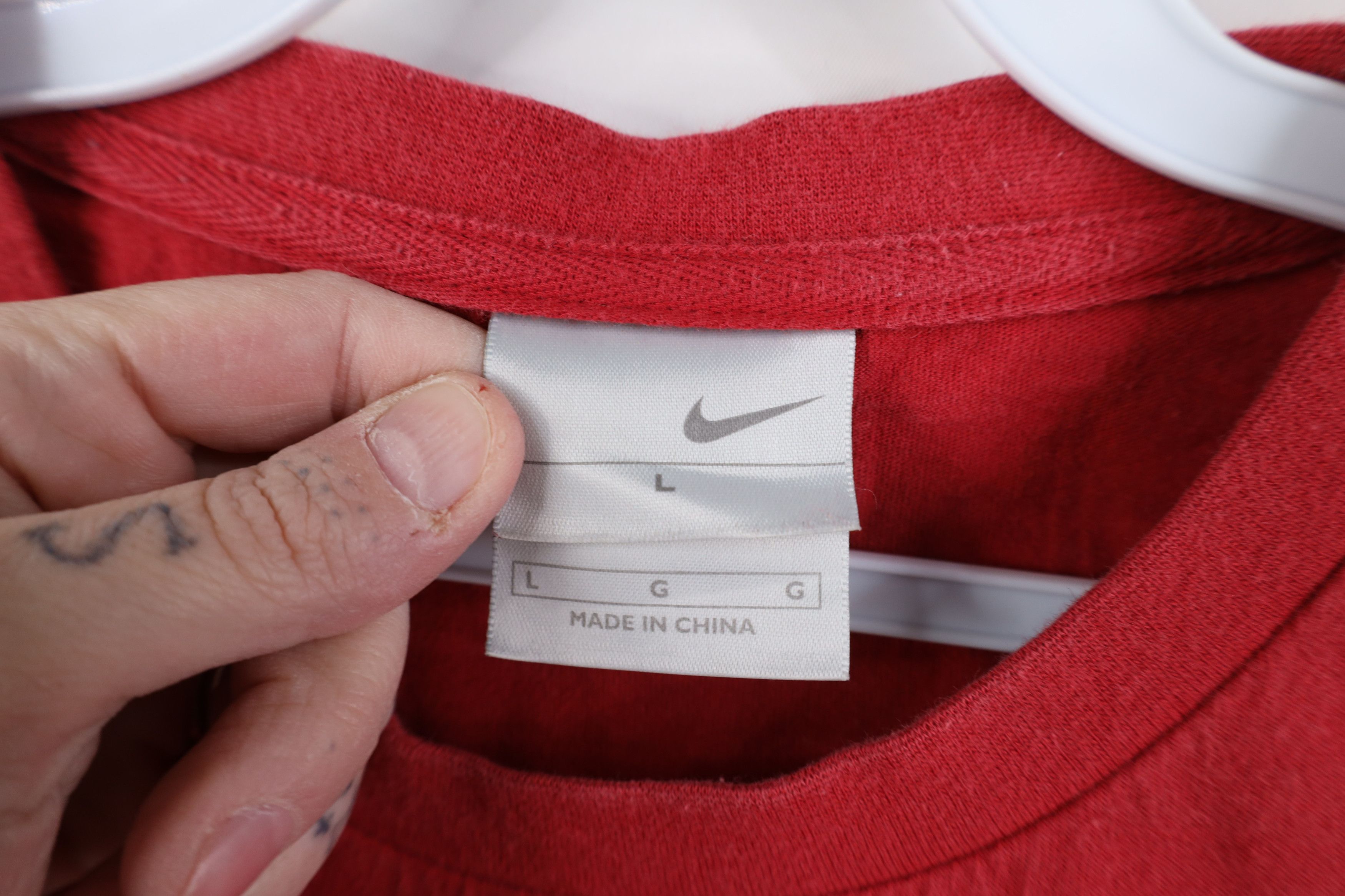 Nike Vintage Y2K Nike Baseball Center Swoosh Short Sleeve T-Shirt Size US L / EU 52-54 / 3 - 7 Thumbnail