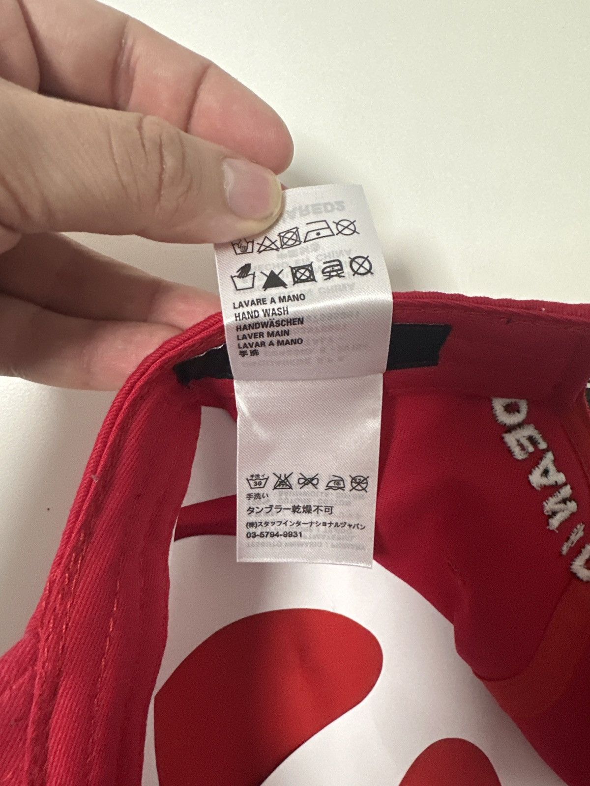 Dsquared2 Dsquared2 Red Logo Baseball Cap Size ONE SIZE - 11 Thumbnail