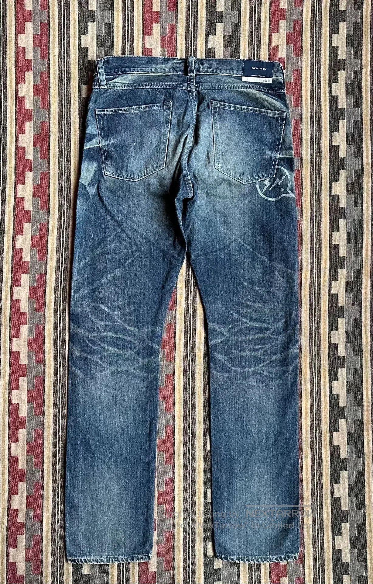 Vanquish denim by vanquish&fragment distressed jeans. Size US 32 / EU 48 - 2 Thumbnail