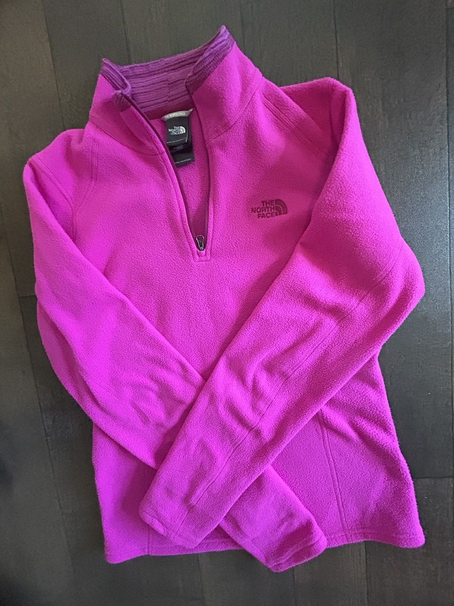 The North Face North Face pink fleece quarter zip women's S Size S / US 4 / IT 40 - 1 Thumbnail