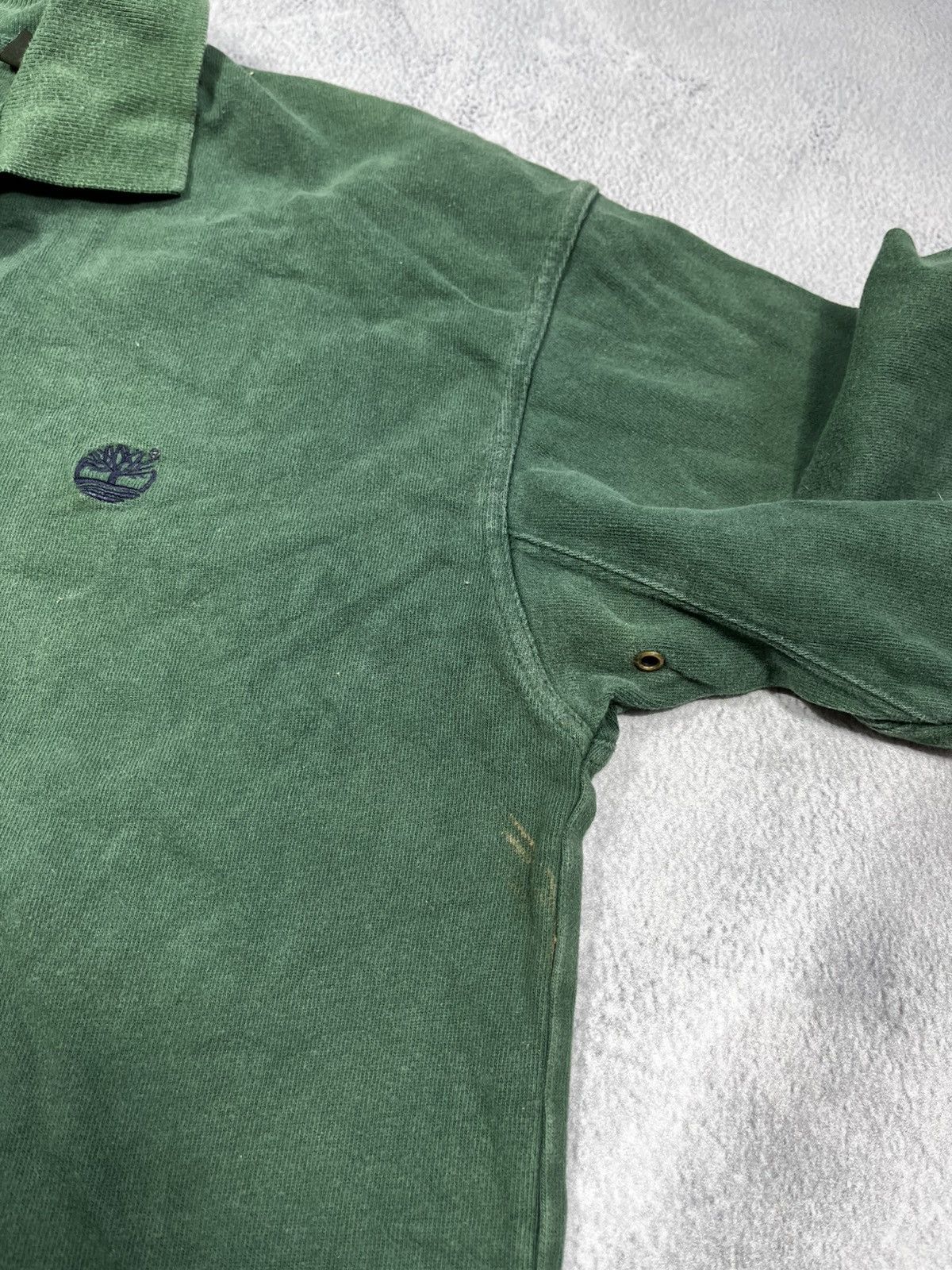 Timberland × Vintage Vintage 90s Timberland 1/4 polo sweatshirt oldmoney size M Size US M / EU 48-50 / 2 - 6 Thumbnail