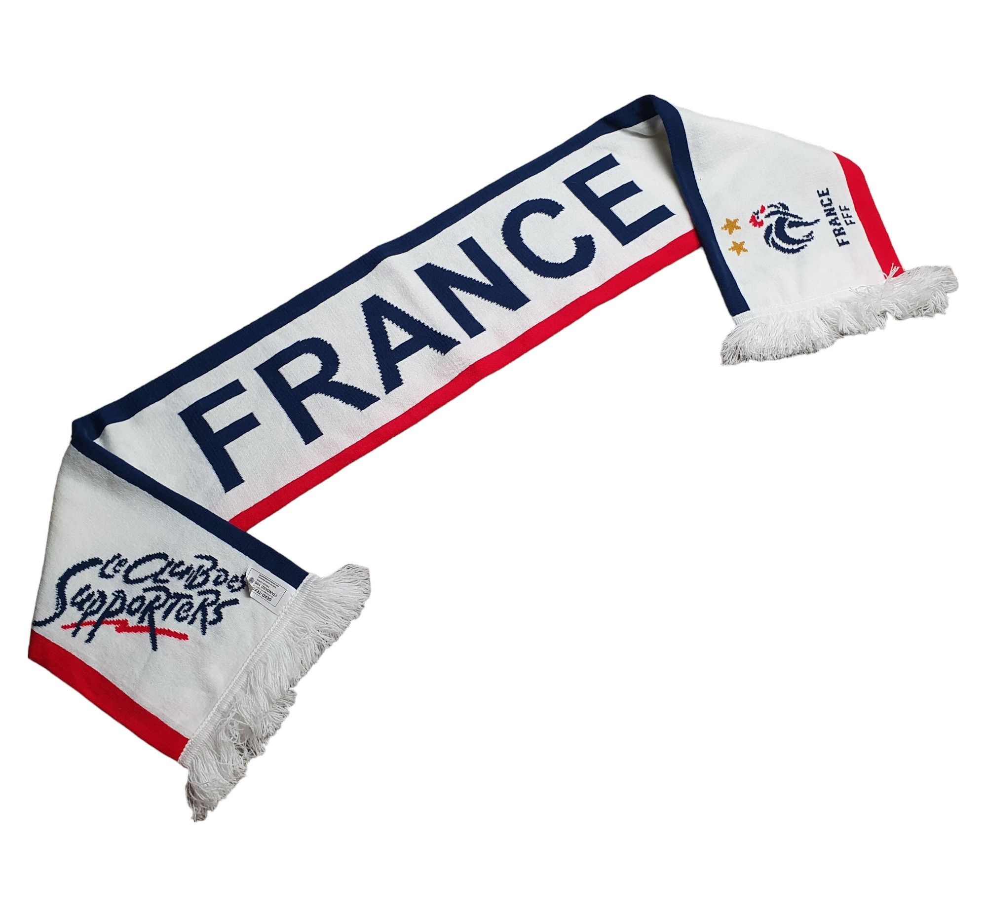 Vintage Scarf France Football Soccer Size ONE SIZE - 2 Thumbnail