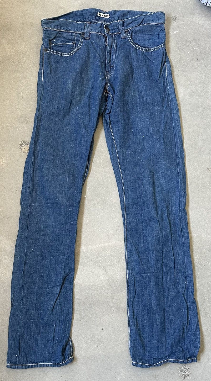 Vintage VINTAGE HEMP DENIM PANT Size US 32 / EU 48 - 1 Thumbnail