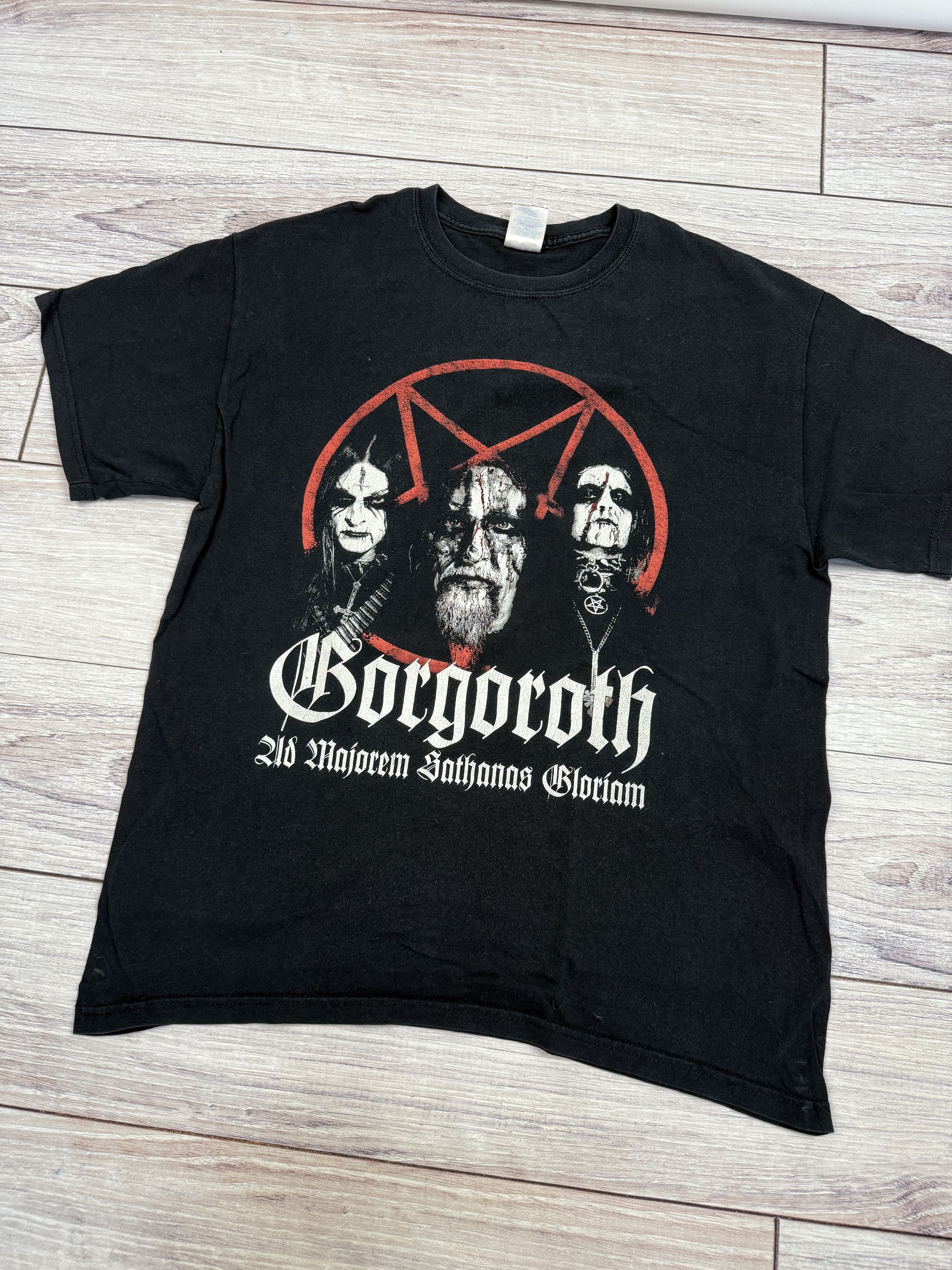 Band Tees Gorgoroth black metal band vintage t-shirt 2006 Size US L / EU 52-54 / 3 - 2 Thumbnail