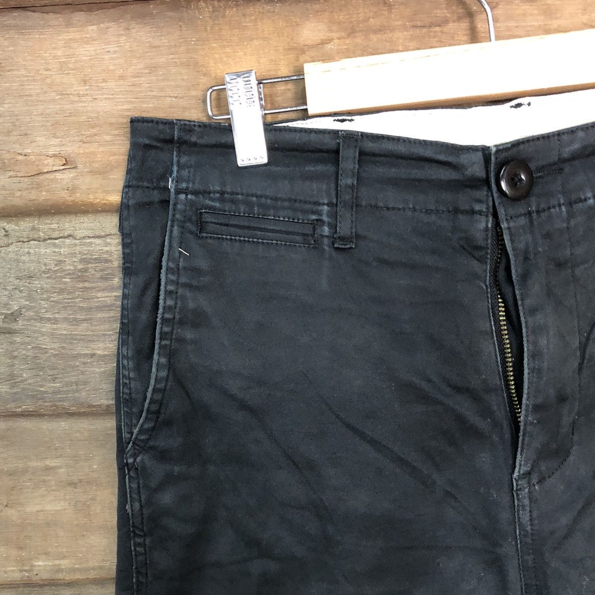 Japanese Brand × Vintage DL Back Number Black Casual Pants #S2796 Size US 29 - 4 Thumbnail