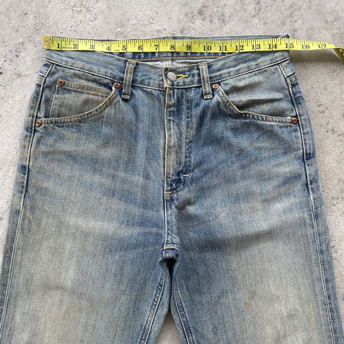 Japanese Brand Vintage Japan Lee Rusty Faded Distressed Jeans Denim Pants Size US 30 / EU 46 - 5 Thumbnail