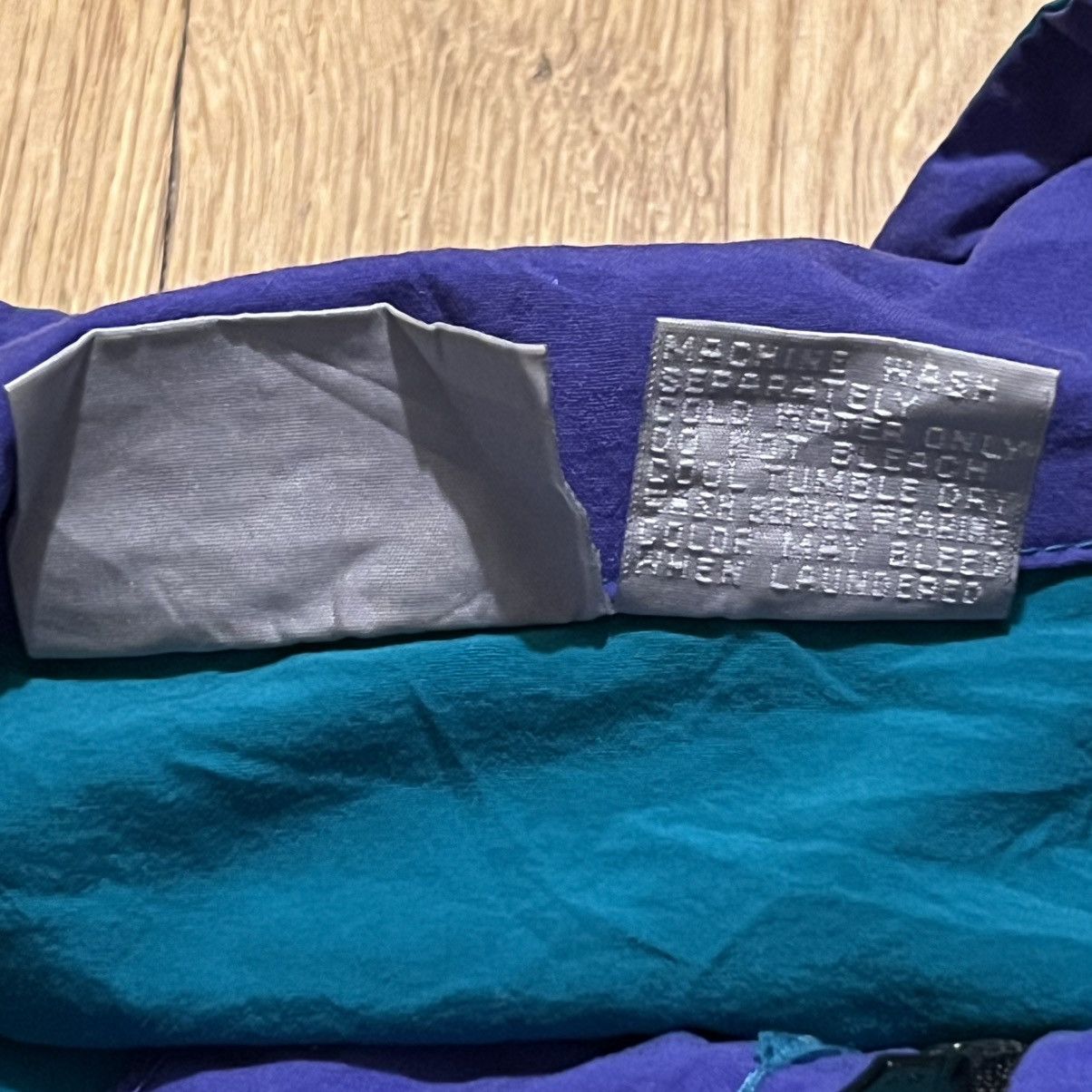 B.U.M Equipment Vintage BUM Equipment 1/4 Zip Jacket Mens XL Teal Purple Size US XL / EU 56 / 4 - 3 Thumbnail