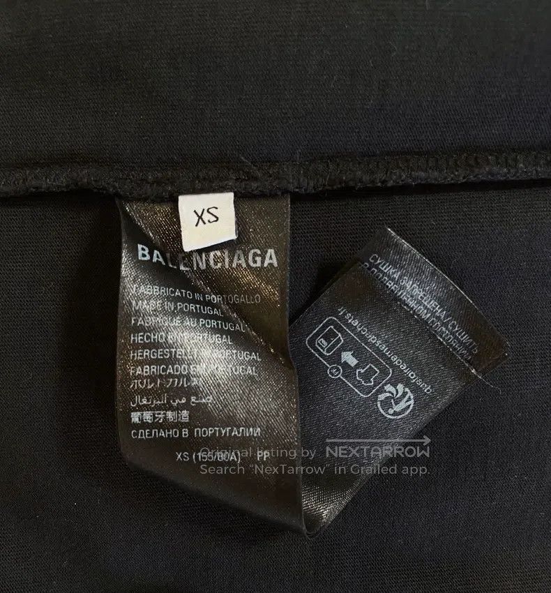Balenciaga Balenciaga Letter Printed Loose Fit Round Neck Short Sleev Size US XS / EU 42 / 0 - 5 Thumbnail