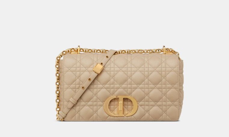 Dior o1w1db10325 Size: OS / M9243U Large Caro Bag in Beige Size ONE SIZE - 2 Thumbnail