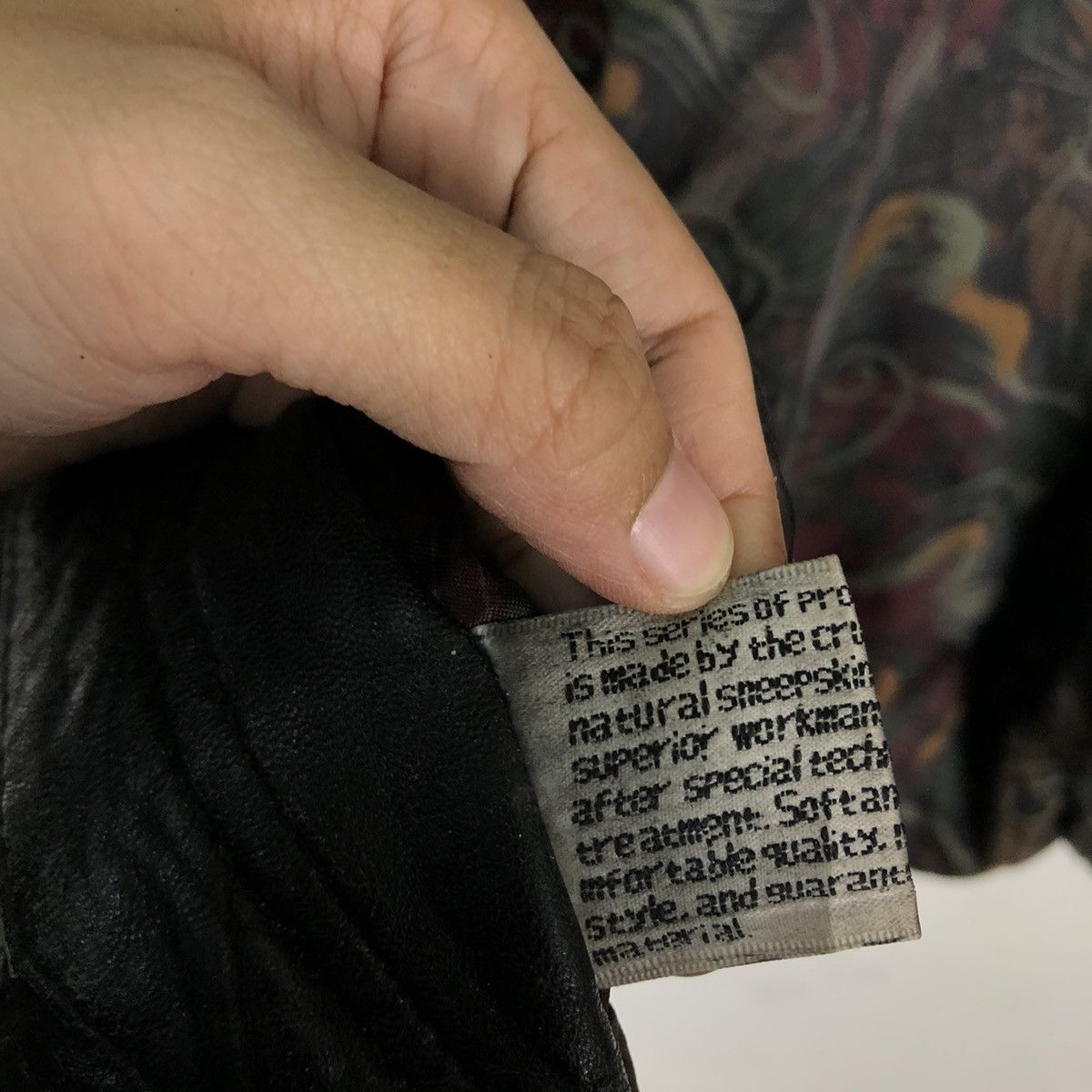 Japanese Brand 🔥Vtg Sheepskin Leather Jacket Nabornon Inspire Undercover Size US M / EU 48-50 / 2 - 19 Thumbnail