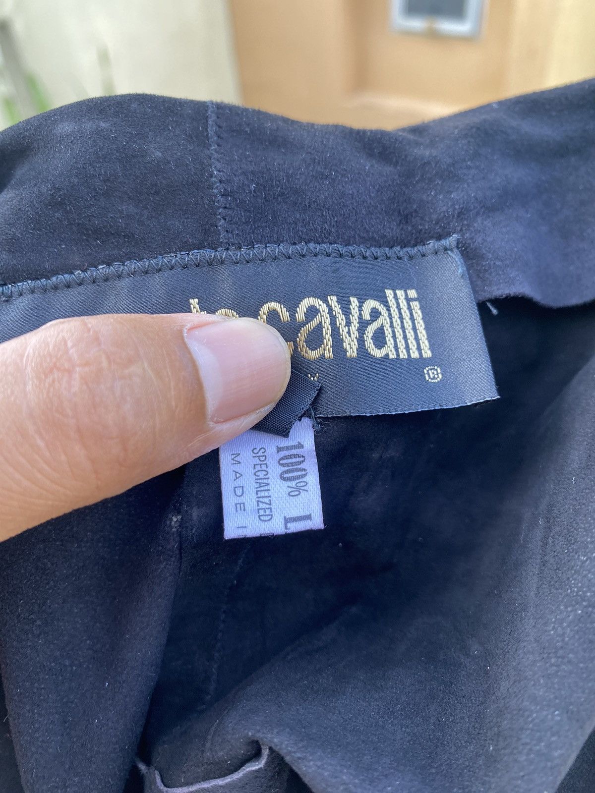 Roberto Cavalli vintage 2000s maxi patch leather skirt Size 28" / US 6 / IT 42 - 13 Thumbnail